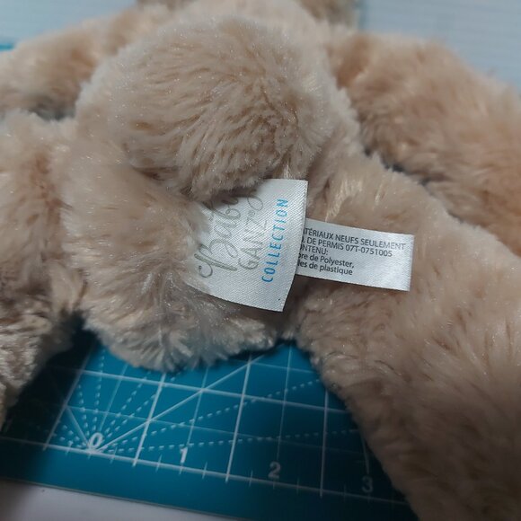 Baby Ganz Collection Plush Bear 13 Inch Sand Beige Tan Stuffed Animal Plushie - Picture 4 of 6